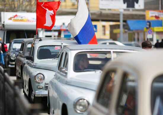 Автопробег "Победа - одна на всех" в Волгограде