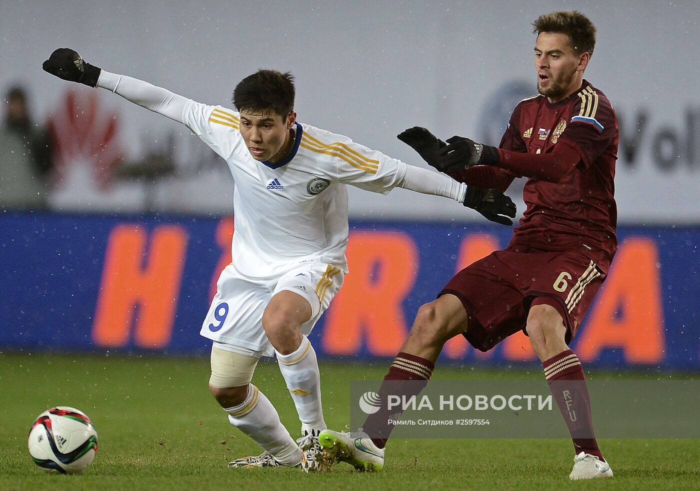 Футбол. Товарищеский матч. Россия - Казахстан