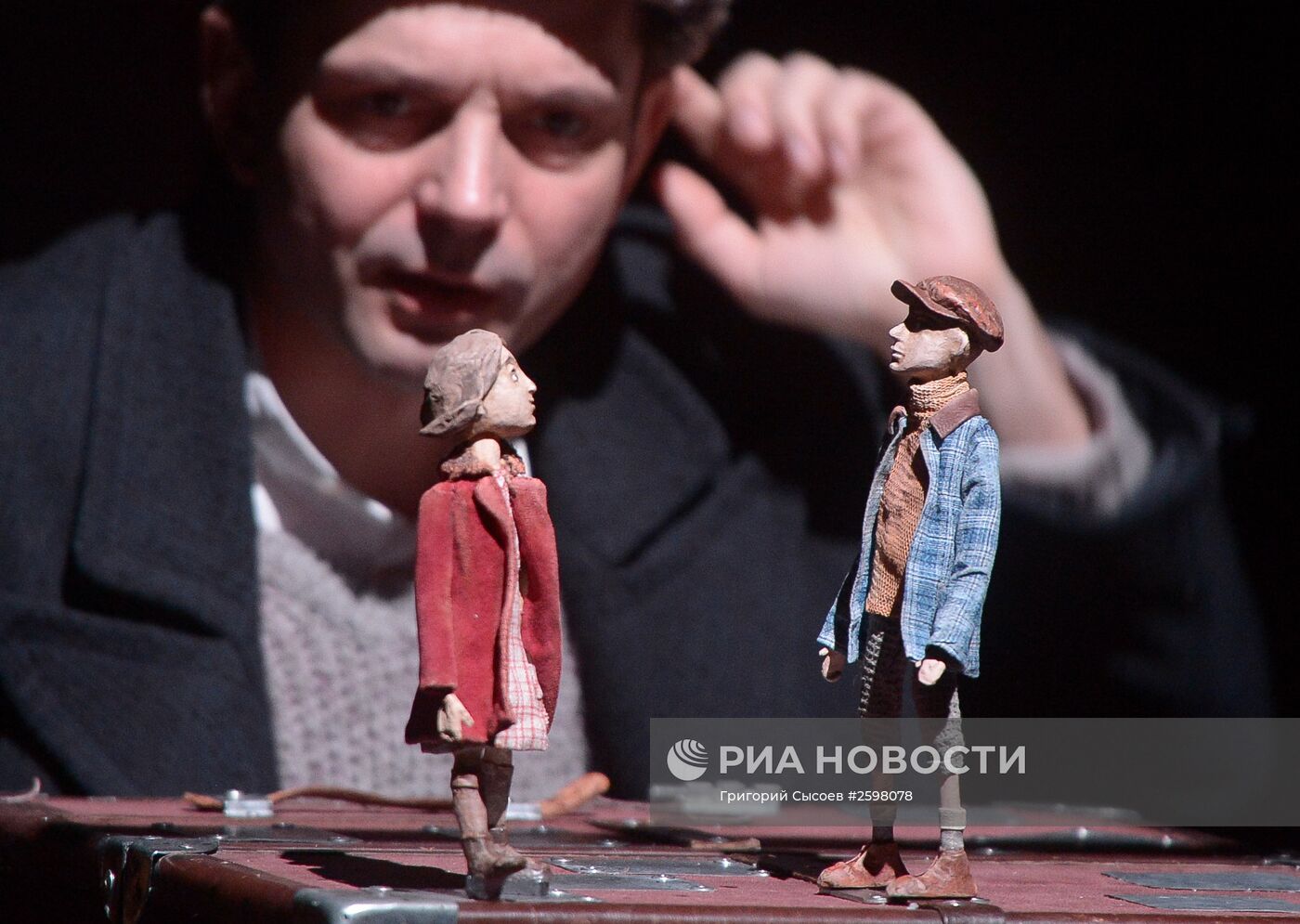 Репетиция спектакля Евгения Ибрагимова "Когда я снова стану маленьким"