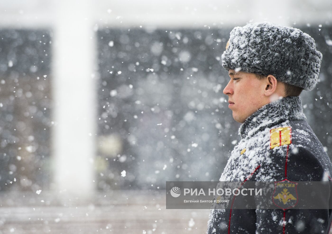 Снегопад в Москве