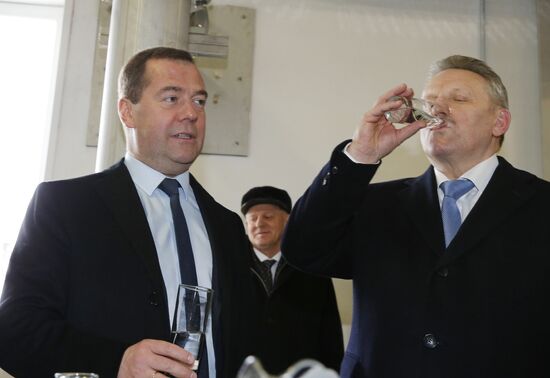 Рабочая поездка премьер-министра РФ Дмитрия Медведева в Хабаровск