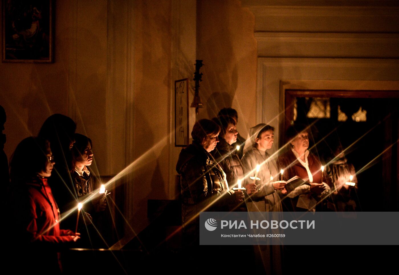 Празднование католической Пасхи в регионах России