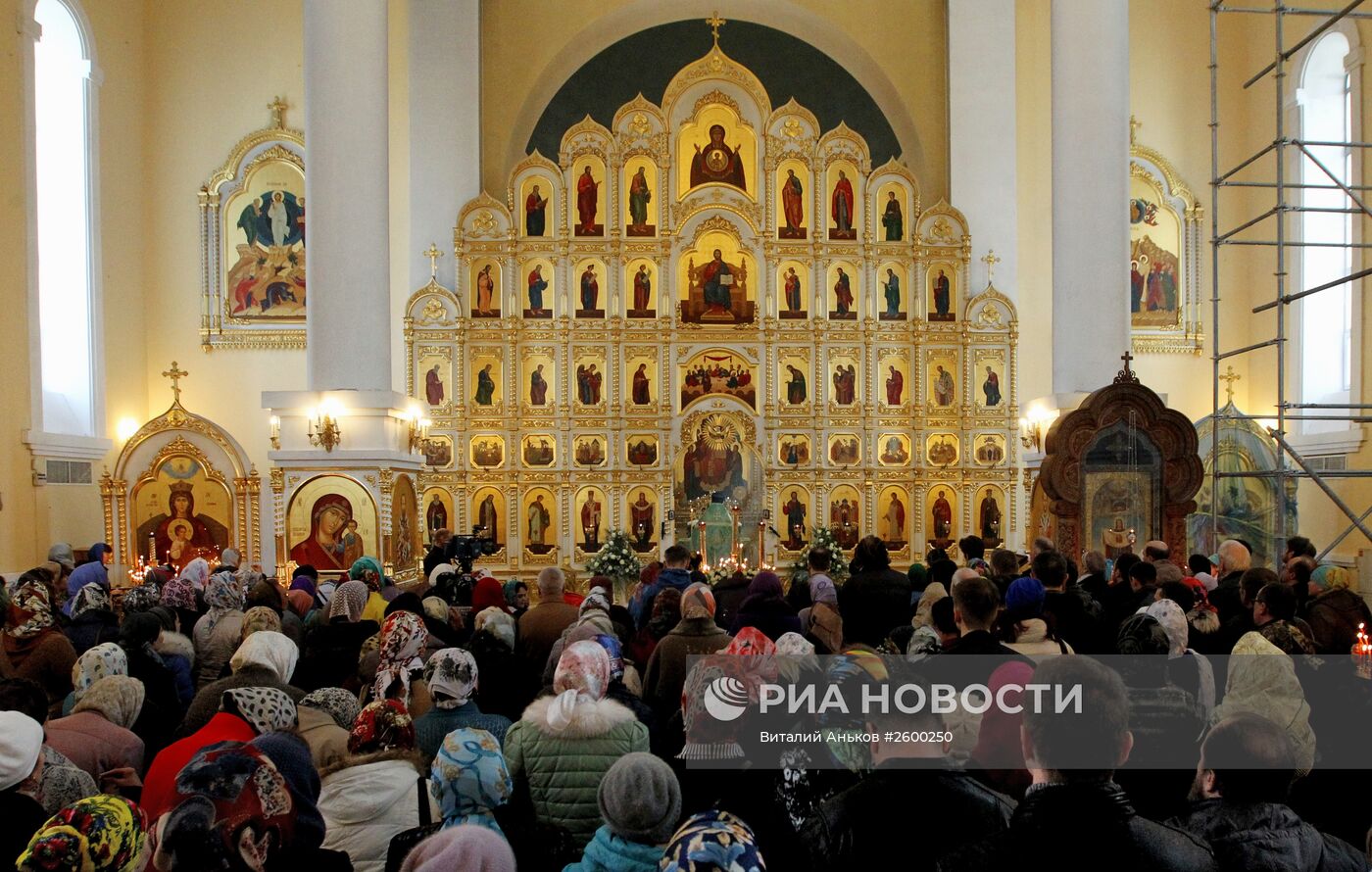 Вербное воскресенье в регионах России