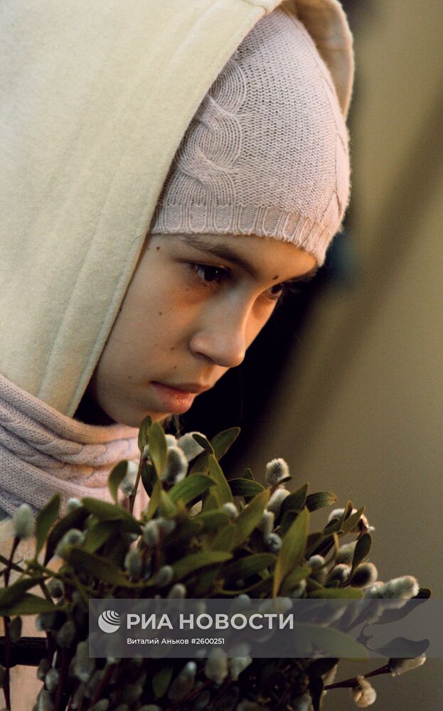 Вербное воскресенье в регионах России