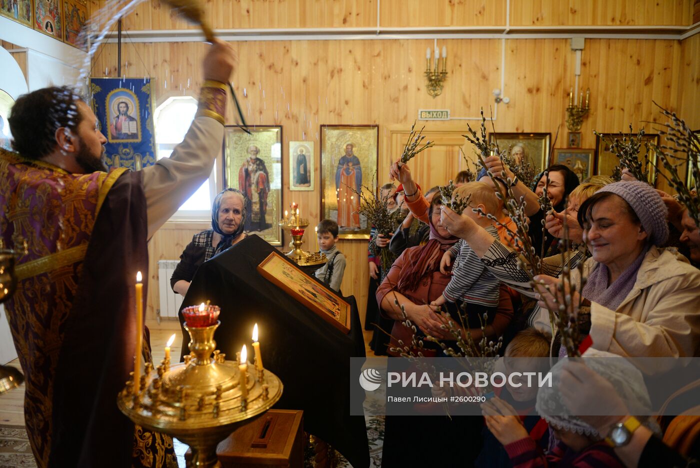 Вербное воскресенье в регионах России