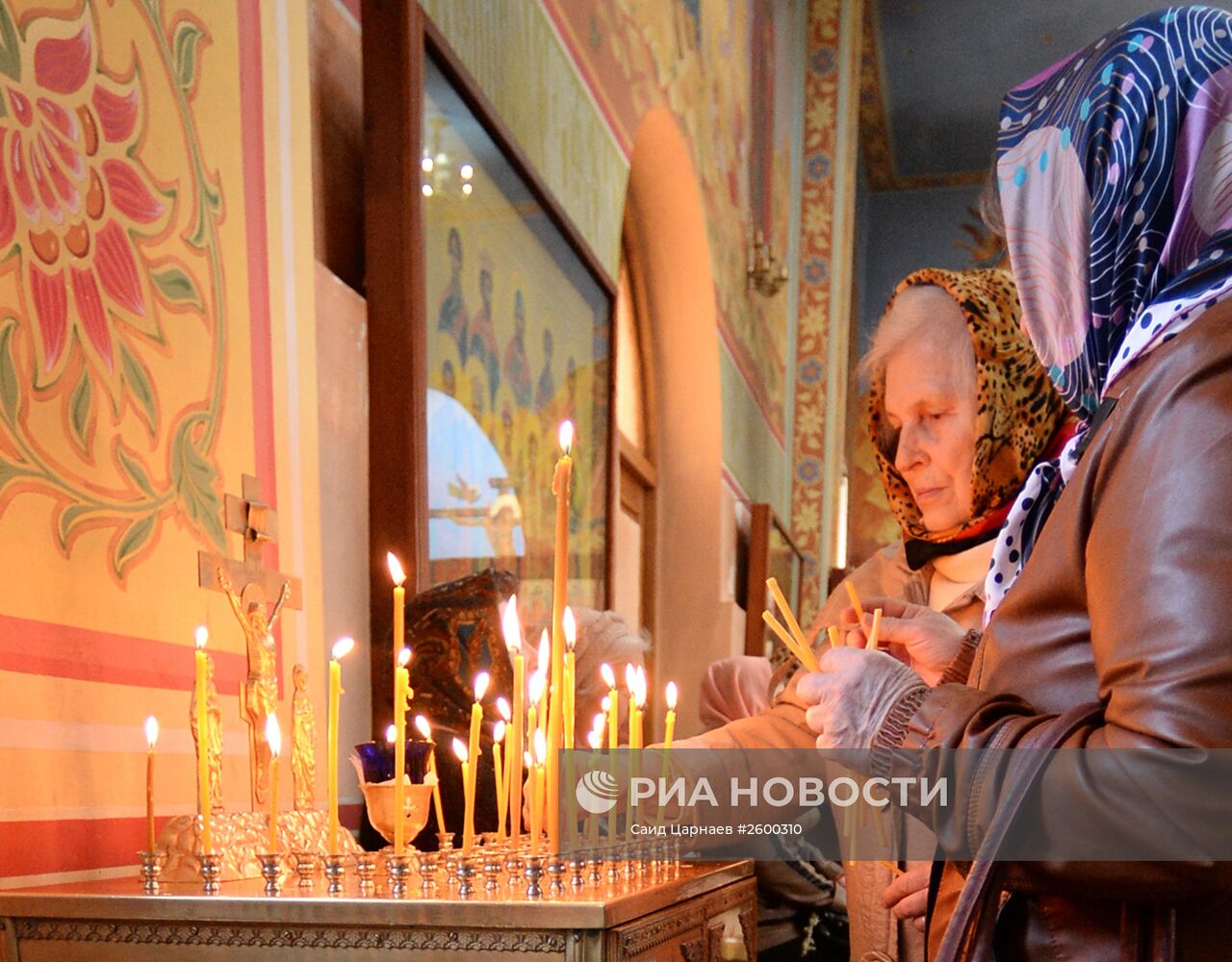 Вербное воскресенье в регионах России