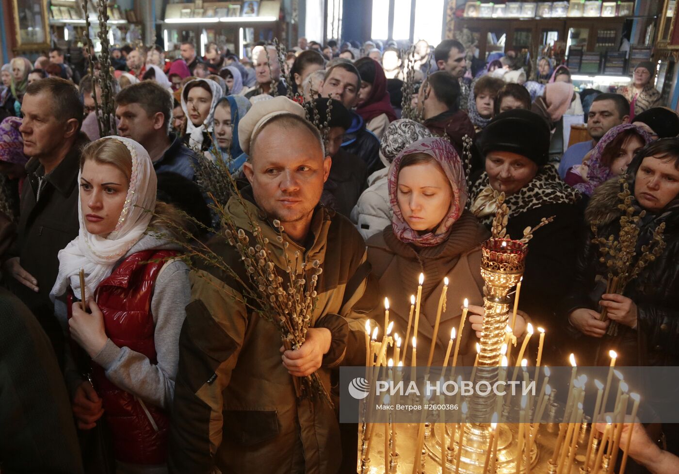 Вербное воскресенье в регионах России