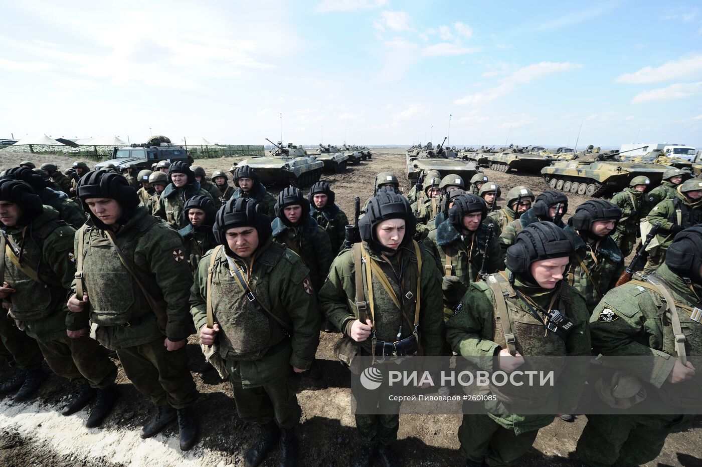 Учения Внутренних войск МВД на Кадамовском полигоне в Ростовской области