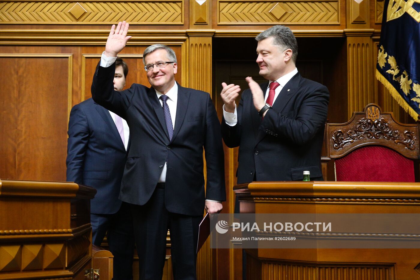 Заседание парламента в здании Верховной Рады Украины в Киеве