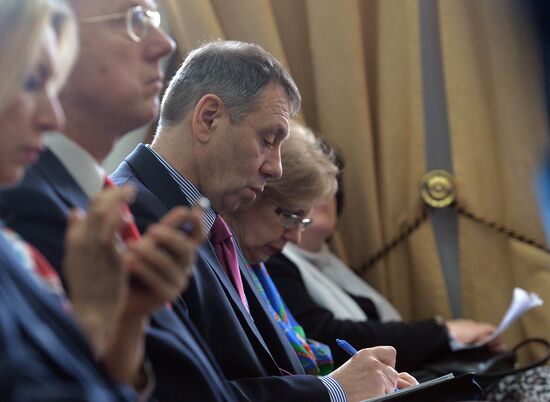 Встреча главы МИД РФ С.Лаврова с представителями российских некоммерческих организаций