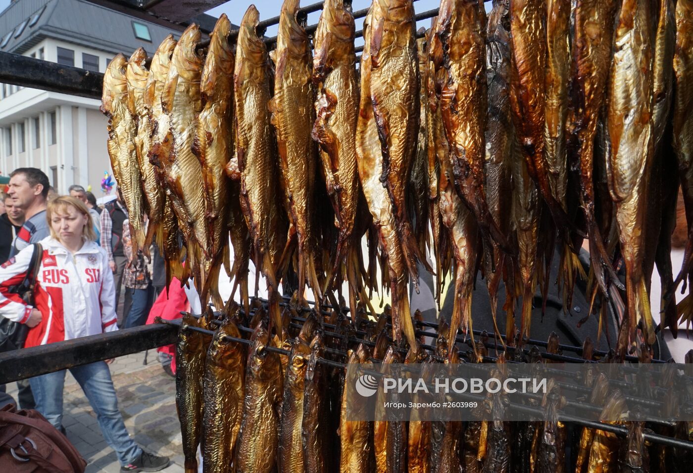 Празднование Дня селедки в Калининграде