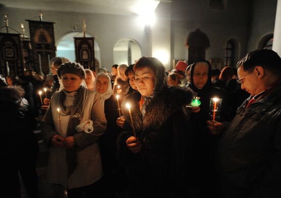 Празднование православной Пасхи в России