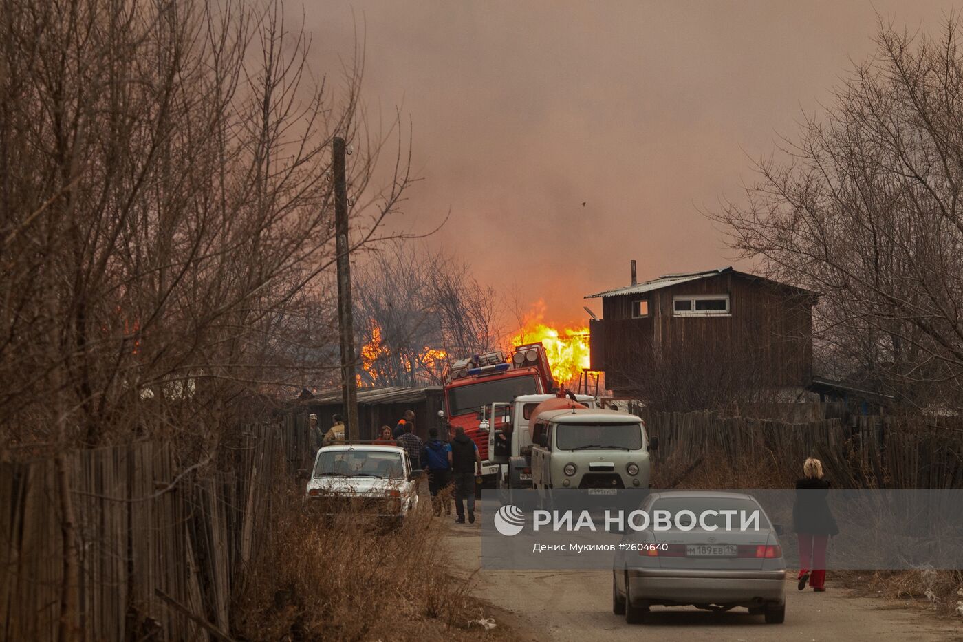 Пожары в Хакасии