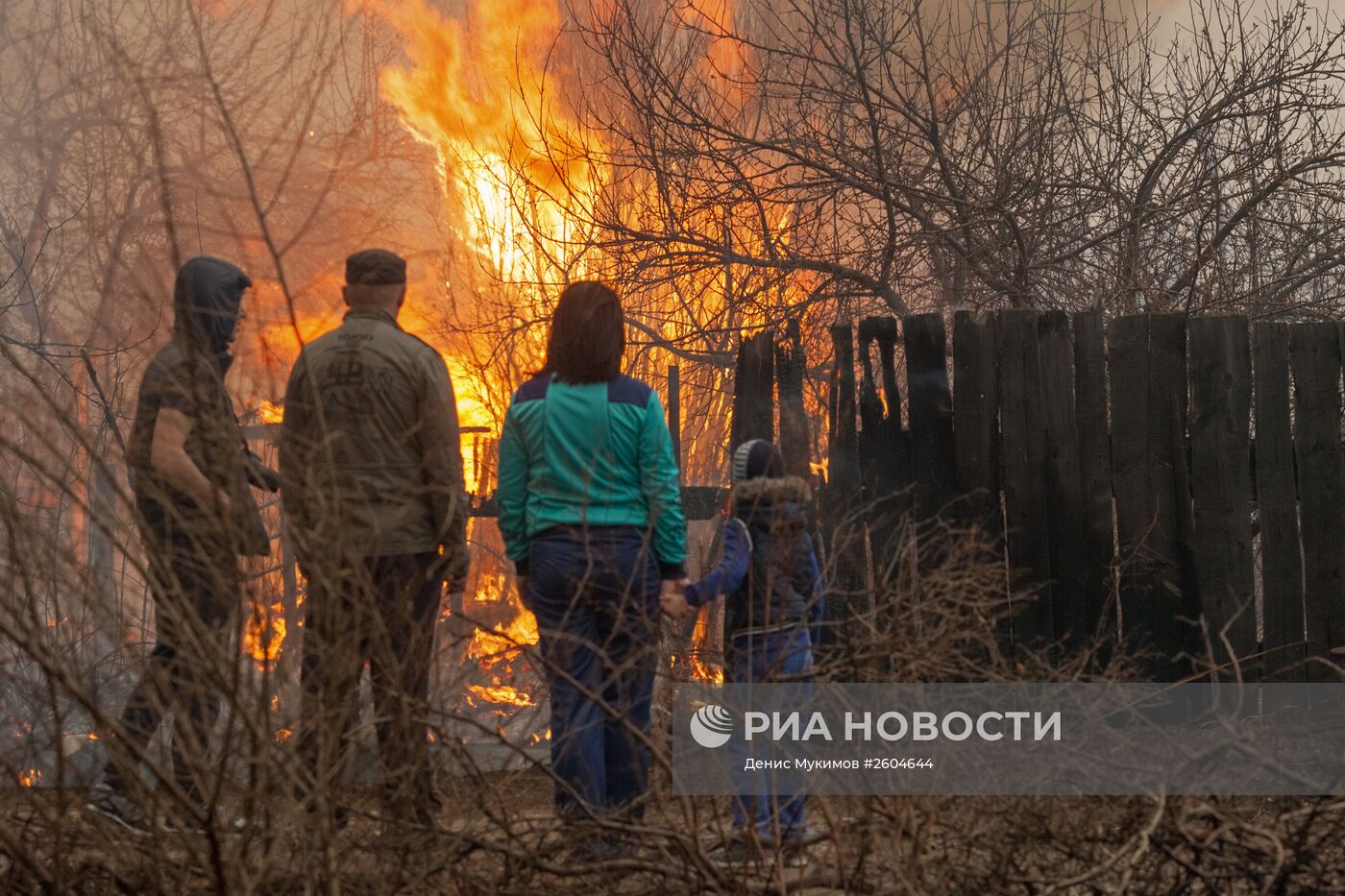 Пожары в Хакасии