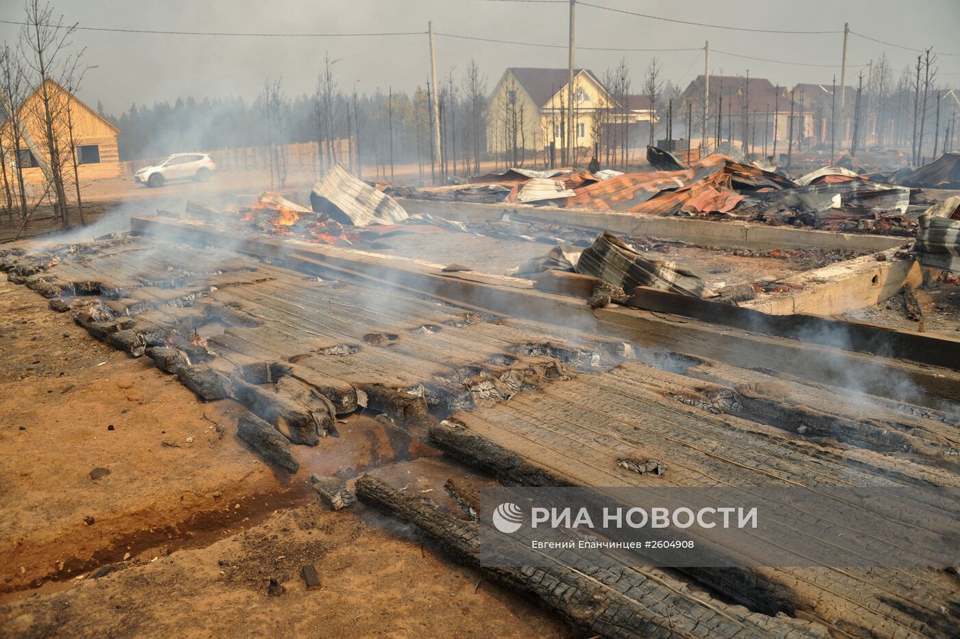 Пожары в Забайкальском крае