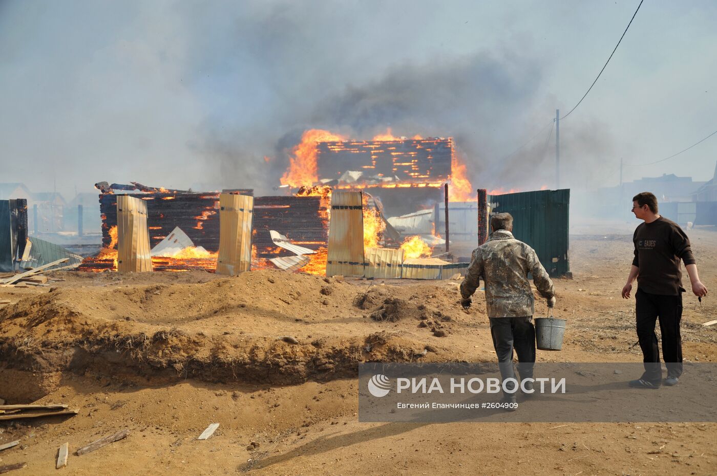 Пожары в Забайкальском крае