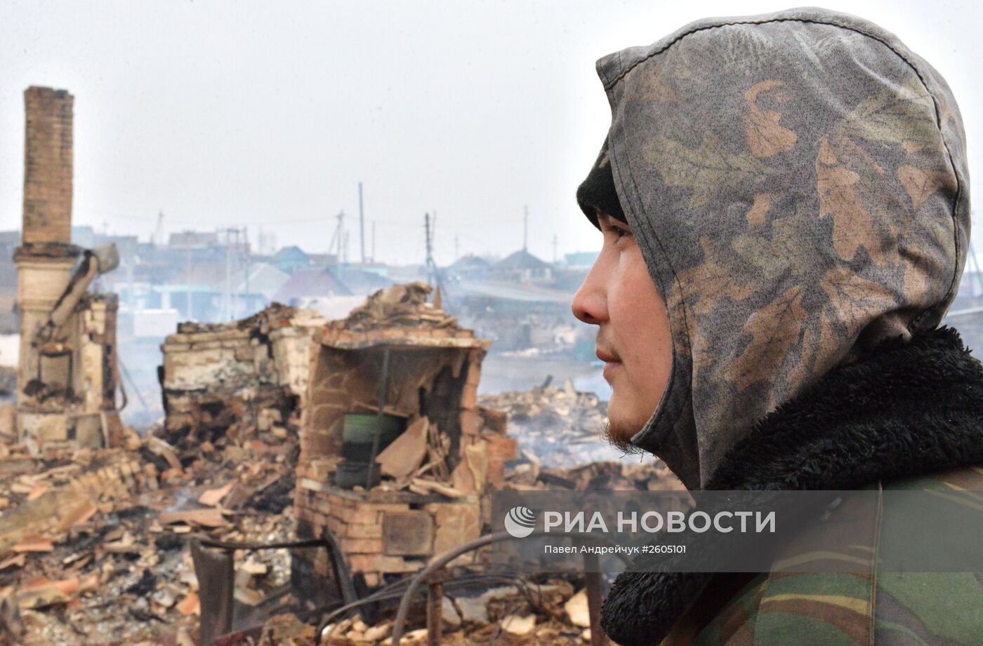 Последствия пожаров в Хакасии