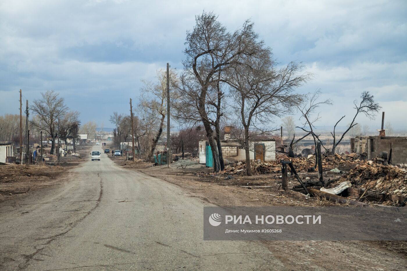 Последствия пожаров в Хакасии