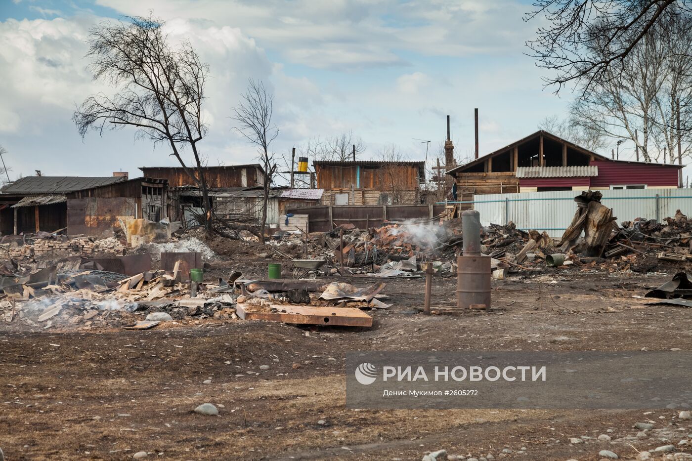 Последствия пожаров в Хакасии