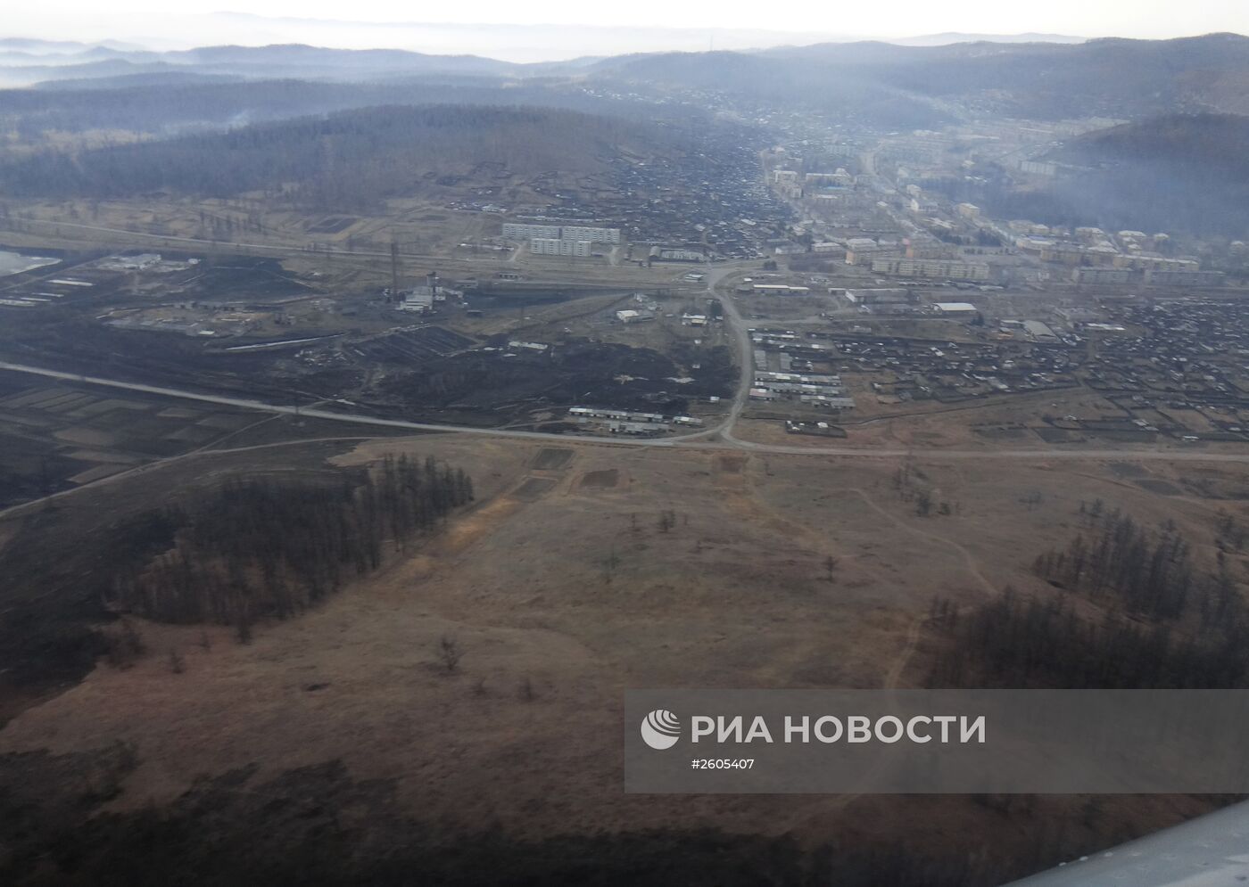 Последствия пожаров в Хакасии