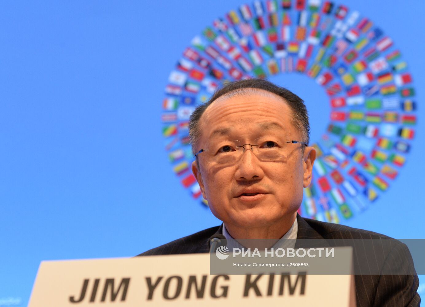 Пресс-брифинг президента Всемирного банка Джим Ён Кима