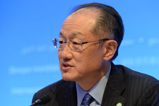 Пресс-брифинг президента Всемирного банка Джим Ён Кима