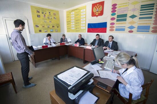 Работа призывной комиссии в Омске