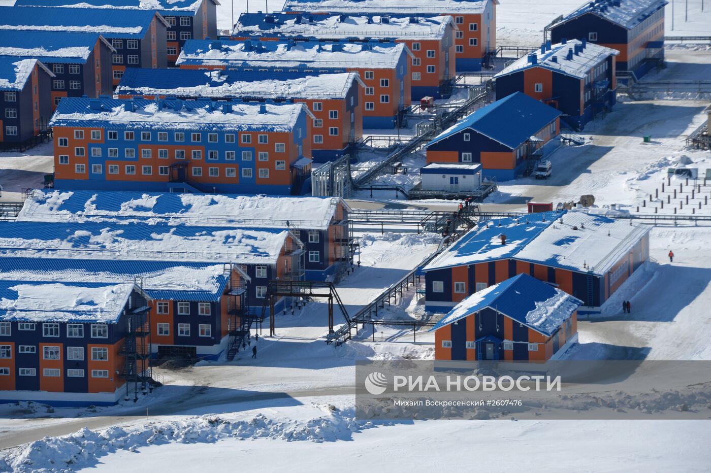 Строительство завода по производству сжиженного природного газа на Ямале