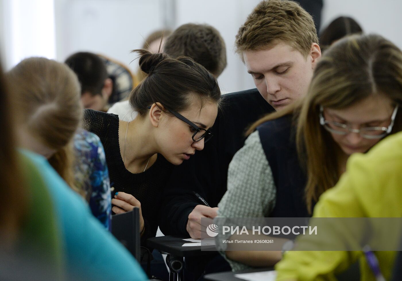 Международная акция "Тотальный диктант-2015" в Москве