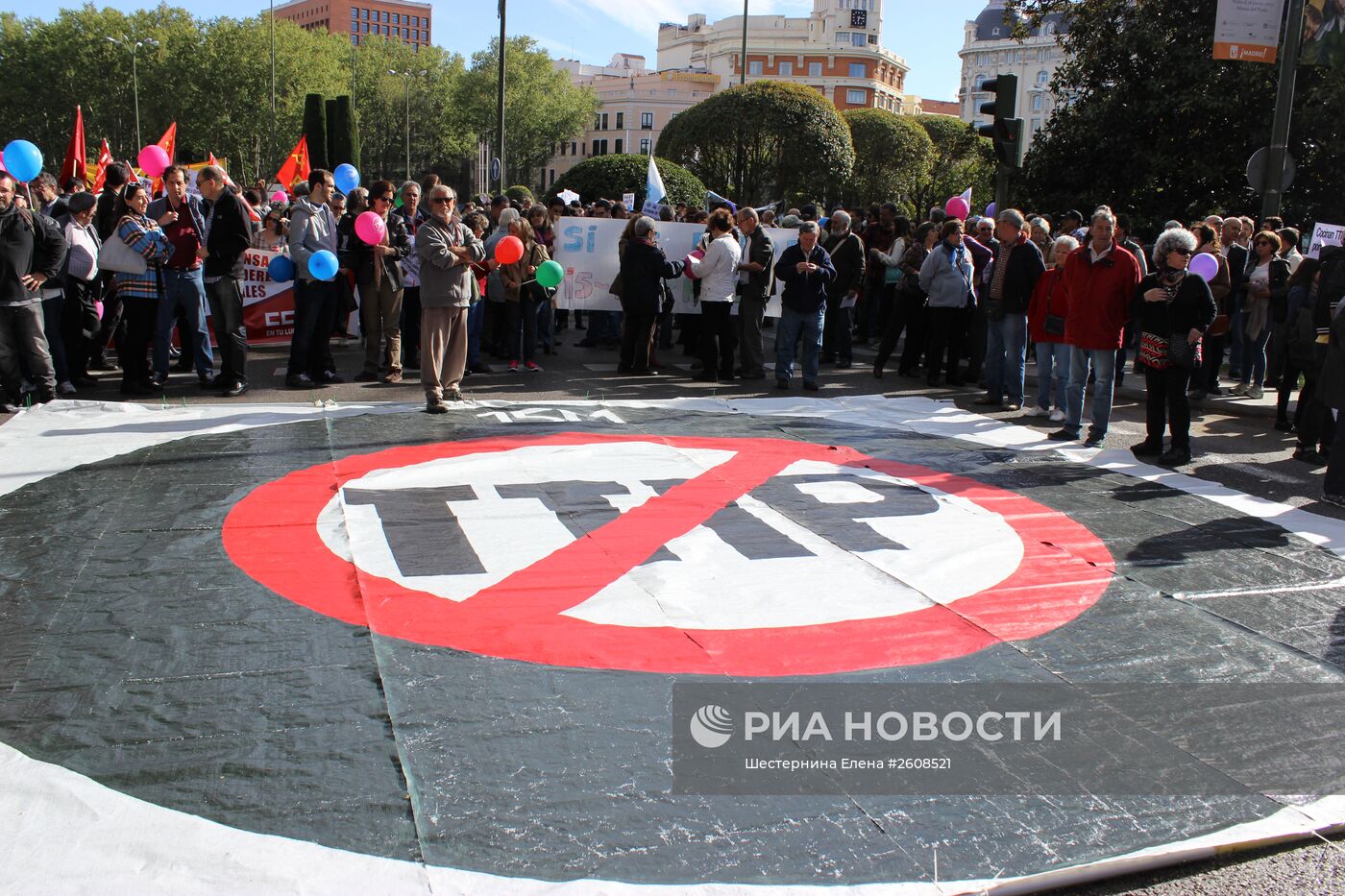 Акции протеста против соглашений о трансатлантической торговле в Европе