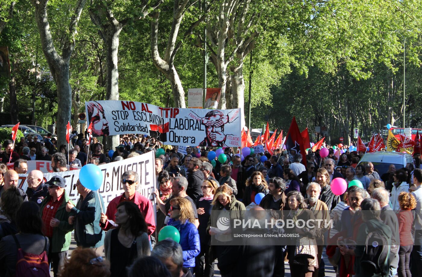 Акции протеста против соглашений о трансатлантической торговле в Европе