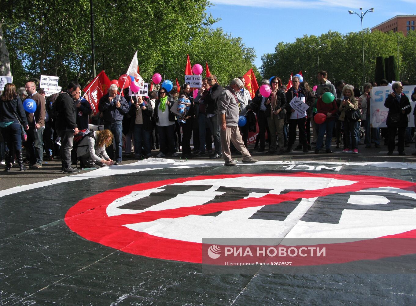 Акции протеста против соглашений о трансатлантической торговле в Европе