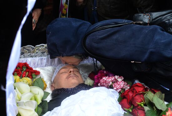 Похороны журналиста Олеся Бузины в Киеве