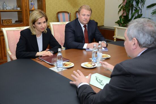 Вице-премьер РФ Д.Рогозин встретился с главой Гагаузской автономии И.Влах