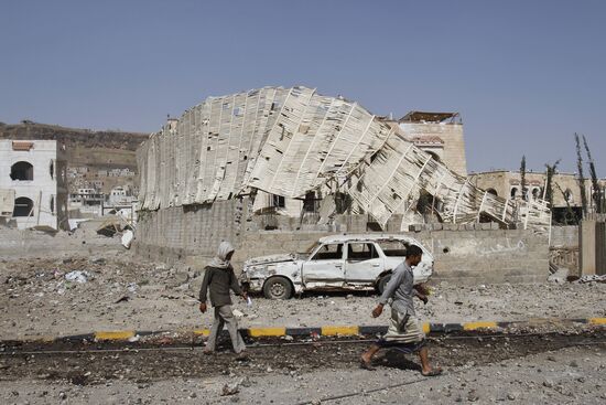 Последствия авиаударов ВВС коалиции по Йемену