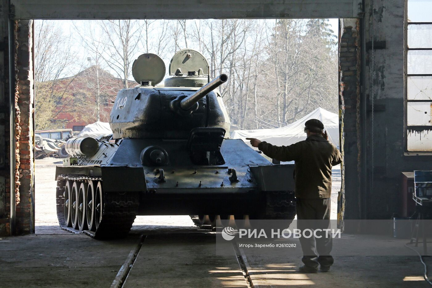 Танк Т-34, штурмовавший Кенигсберг, отремонтировали к Параду Победы