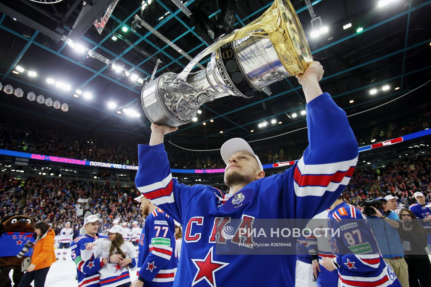 Чествование ХК СКА - победителя Кубка Гагарина