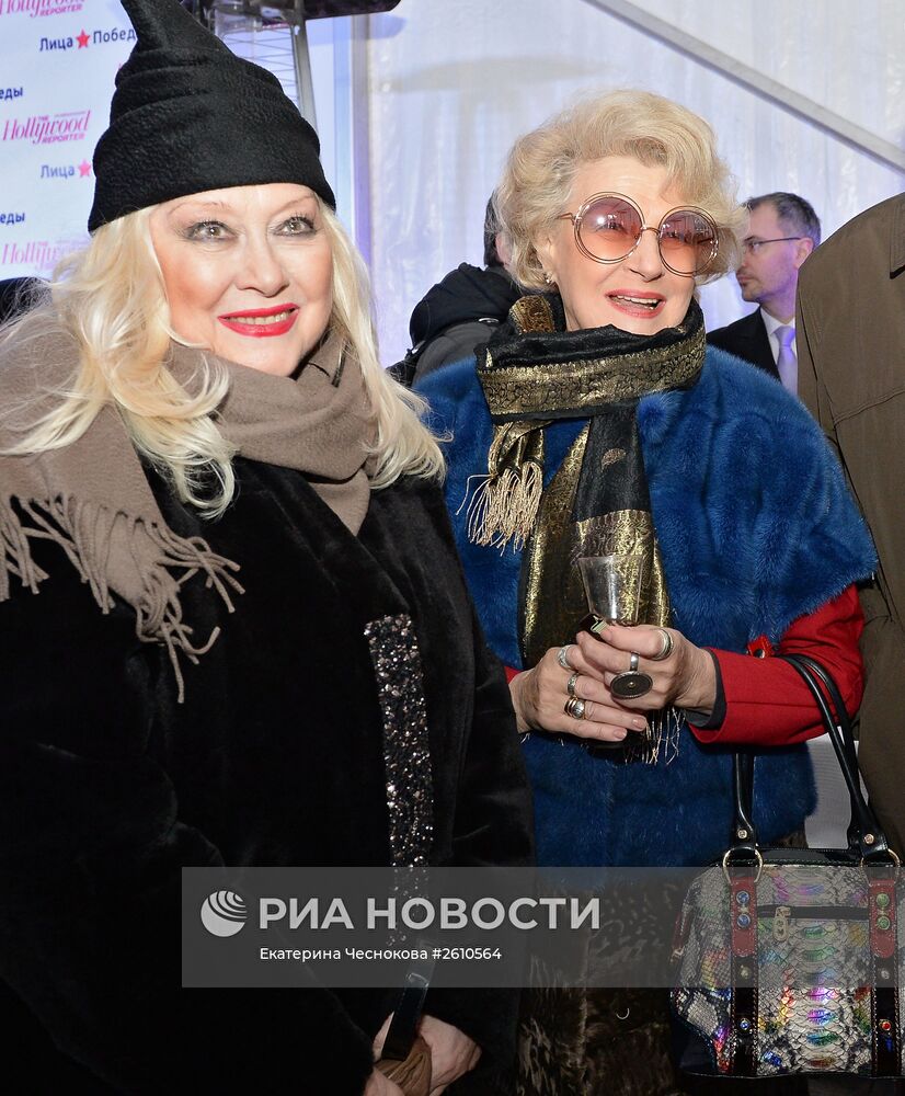 Открытие уличной фотовыставки "Лица Победы" в Москве