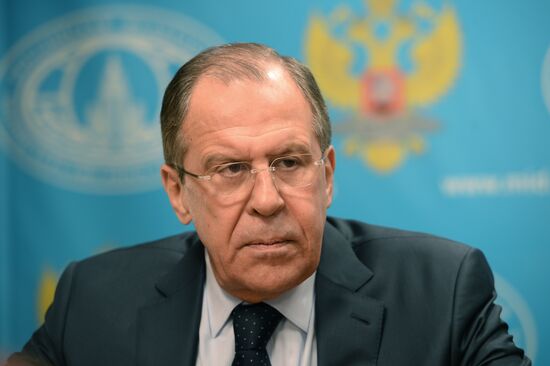 Интервью главы МИД РФ С.Лаврова радиостанциям "Спутник", "Эхо Москвы" и "Говорит Москва"