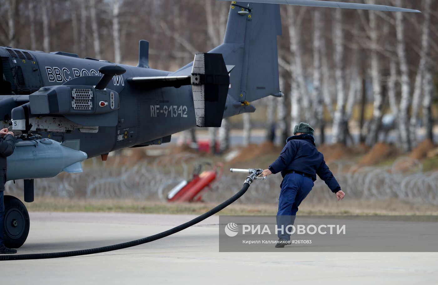 Подготовка воздушной части военного парада в честь 70-й годовщины Победы в ВОВ
