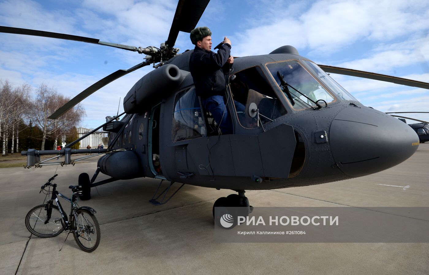 Подготовка воздушной части военного парада в честь 70-й годовщины Победы в ВОВ