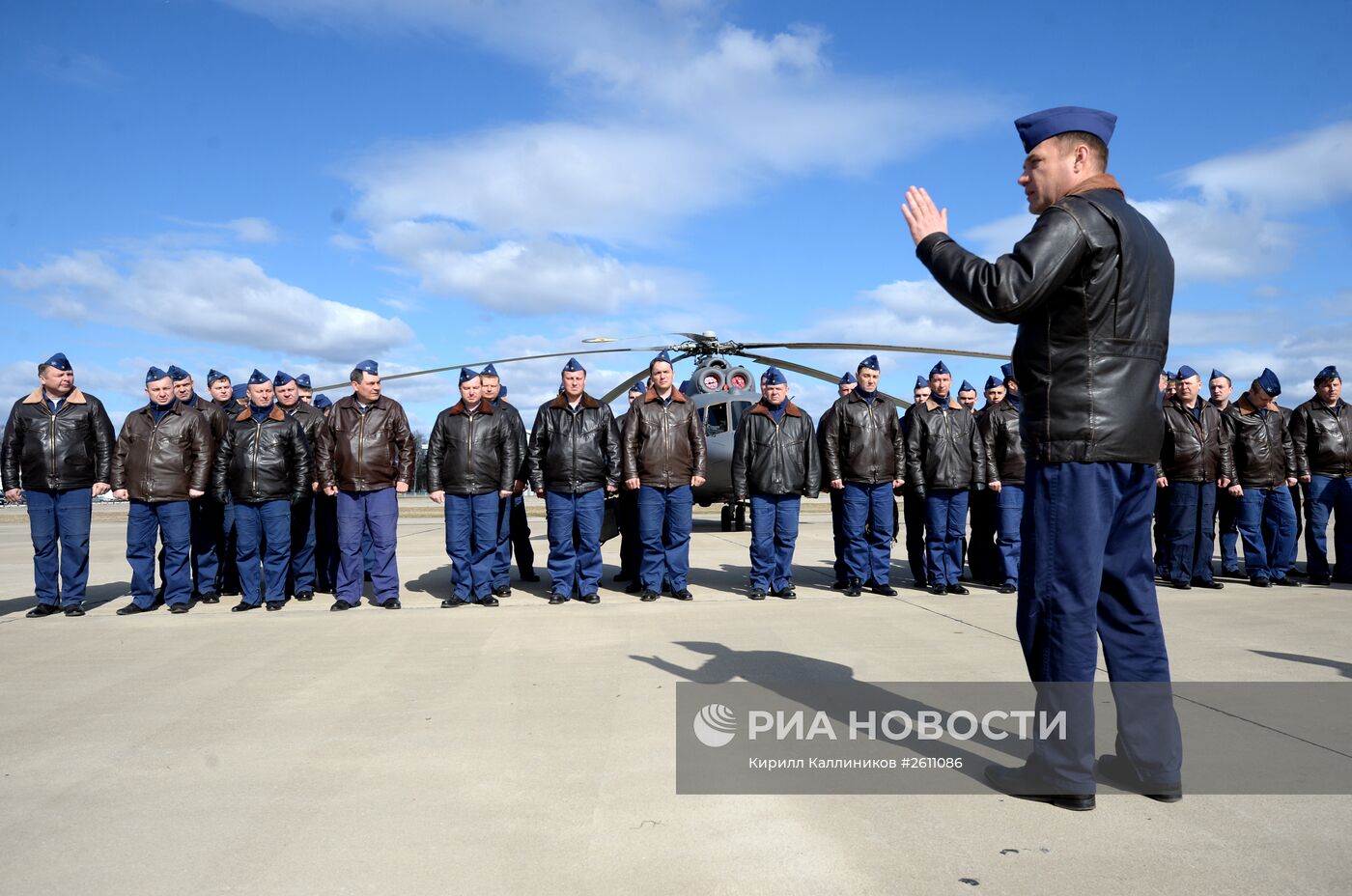 Подготовка воздушной части военного парада в честь 70-й годовщины Победы в ВОВ