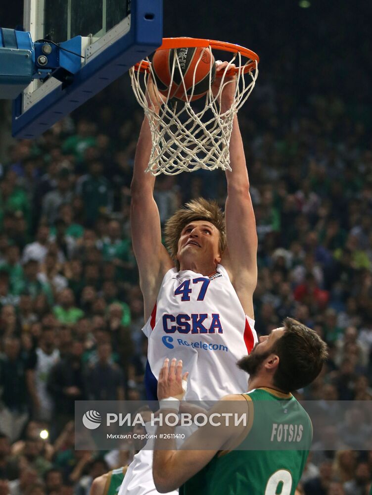 Баскетбол. Евролига. Матч "Панатинаикос" - ЦСКА