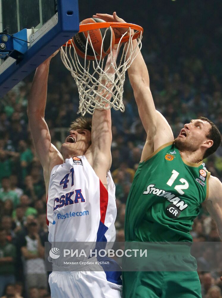 Баскетбол. Евролига. Матч "Панатинаикос" - ЦСКА