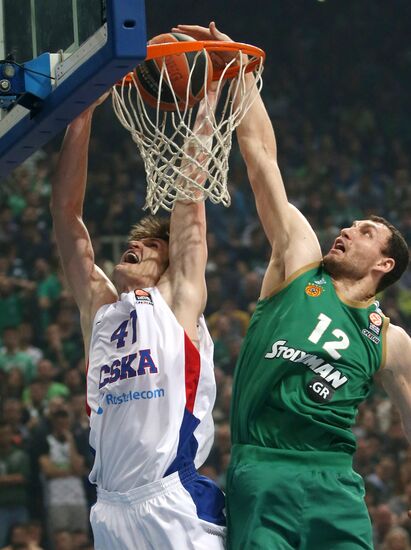 Баскетбол. Евролига. Матч "Панатинаикос" - ЦСКА