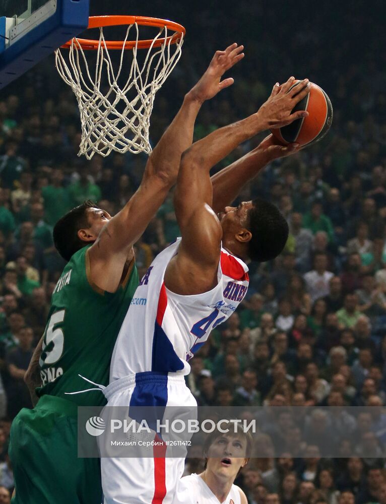 Баскетбол. Евролига. Матч "Панатинаикос" - ЦСКА