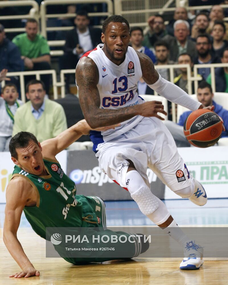 Баскетбол. Евролига. Матч "Панатинаикос" - ЦСКА