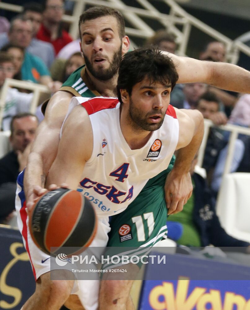 Баскетбол. Евролига. Матч "Панатинаикос" - ЦСКА