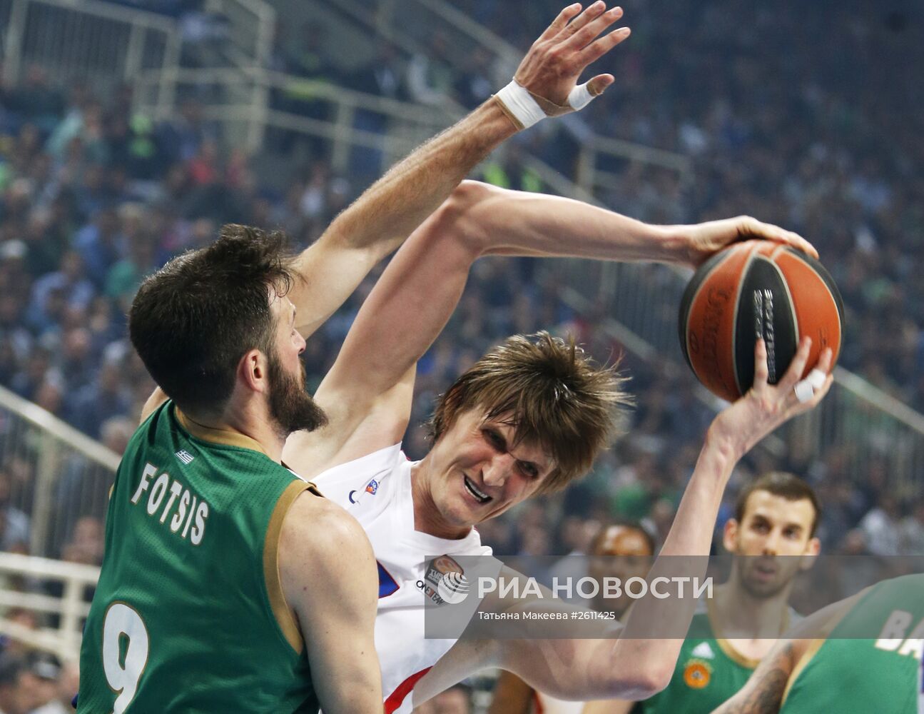 Баскетбол. Евролига. Матч "Панатинаикос" - ЦСКА