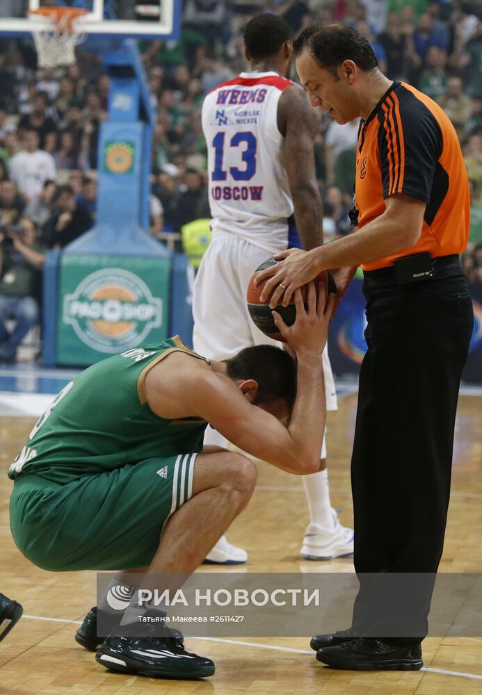 Баскетбол. Евролига. Матч "Панатинаикос" - ЦСКА